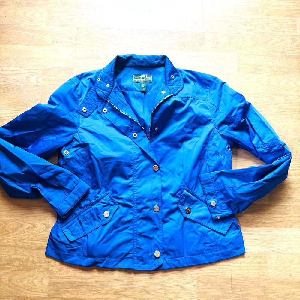 LRL LAUREN RALPH LAUREN LIGHT JACKET GOLF LARGE